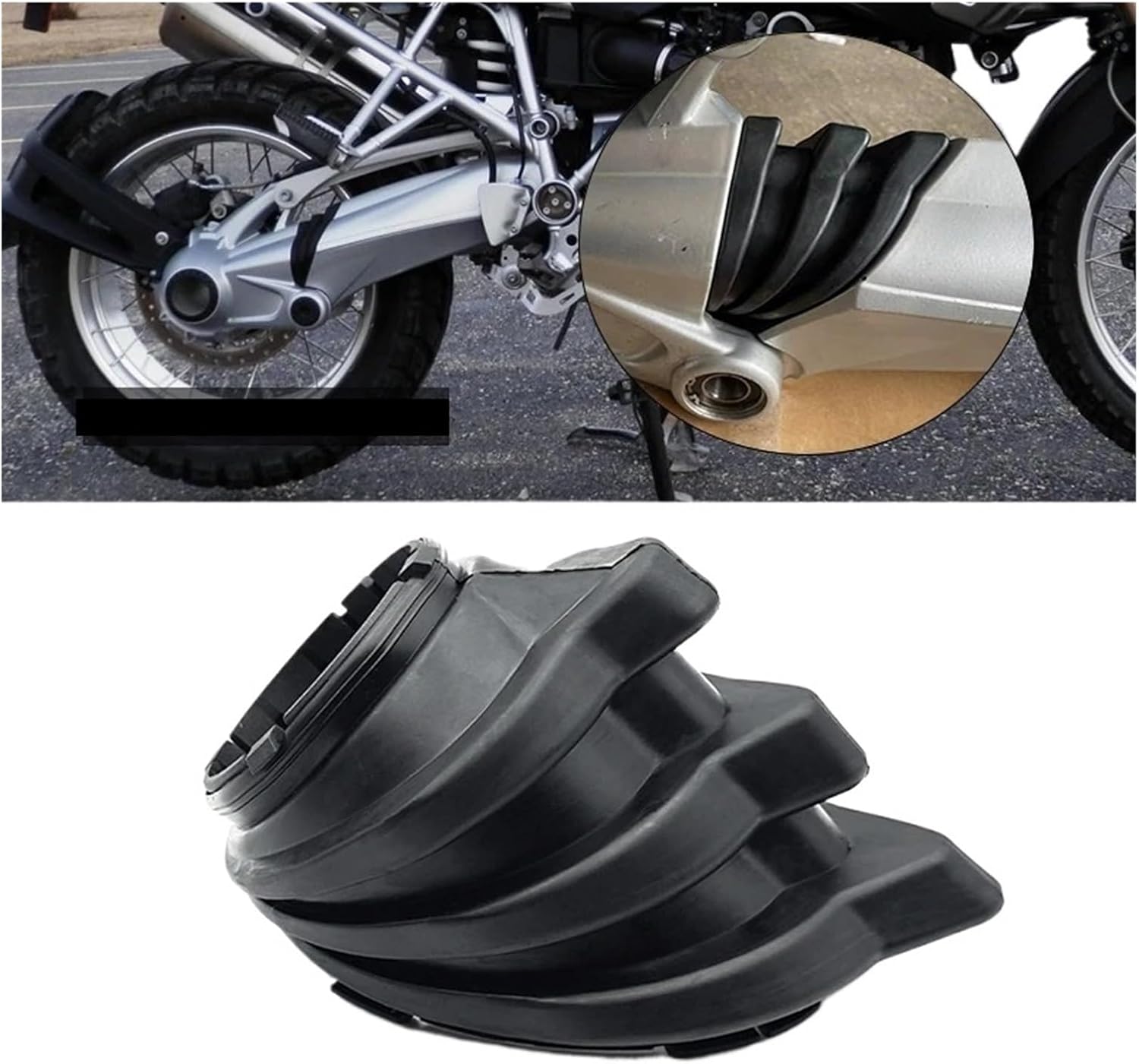 LLOLJDJKL オートバイ用ブラックシャフトトランスミッションゴム